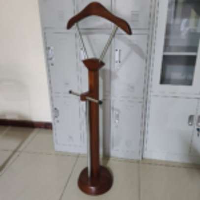 Coat Hanger; Durable Mahogany Coat Hanger image 4