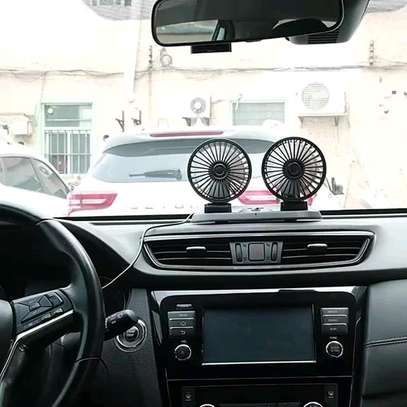 Multifunctional USB 360° Oscillating Car/ Office Cooling Fan image 2
