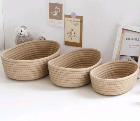 Woven Nordic Cotton Rope Storage image 6
