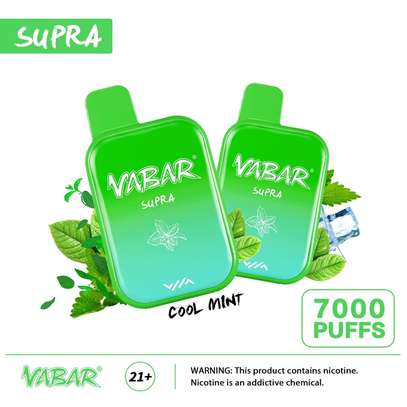 Vabar Supra 7000Puffs Disposable Rechargeable Vape Cool Mint image 2