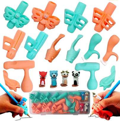 Pencil Grips Kids Handwriting Handed Training Grip Hold image 1