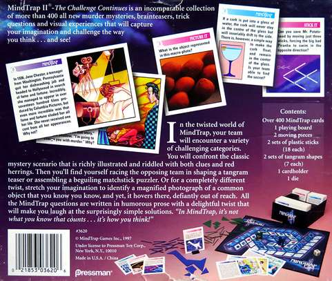 MIND TRAP II GAME Age 12 To Adult! FOR YOUNG ADULTS IN YOUR FAMILY THAT STILL LIKE TO PLAY GAMES!! image 3