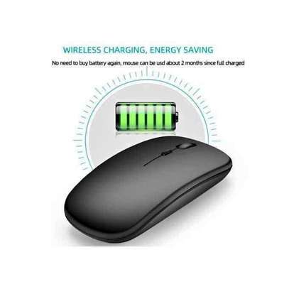 Silent Wireless rechargeable mouse image 1
