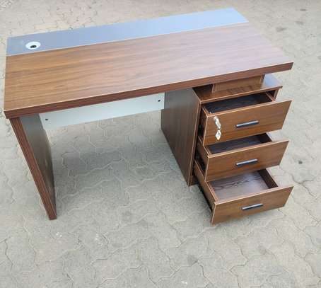 Office Desk: 140CM Brown Corporate Office Desk image 5