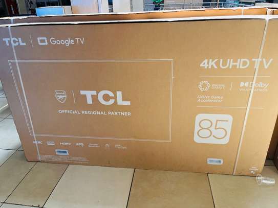 TCL 85 INCHES SMART UHD 4K FRAMELESS TV image 2