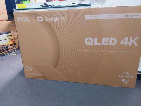 TCL 55-Inch C645 QLED 4K HDR Smart Google TV – 55C645 image 1