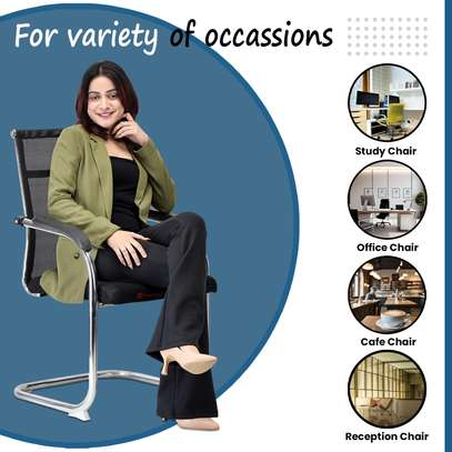 Office Chair: Mesh Visitor's Office Chair image 5