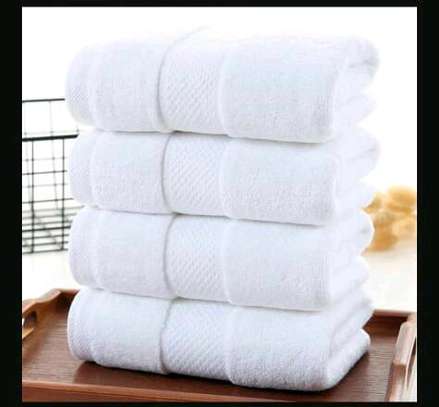 Pure white towels image 1