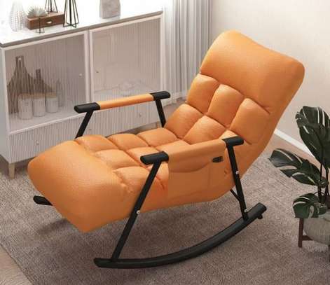 Home Chair : Rattan Outdoor Rocking Chair image 1