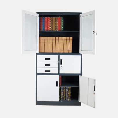 Office Cabinet : 2-Door Steel Office Cabinet with Safe image 2