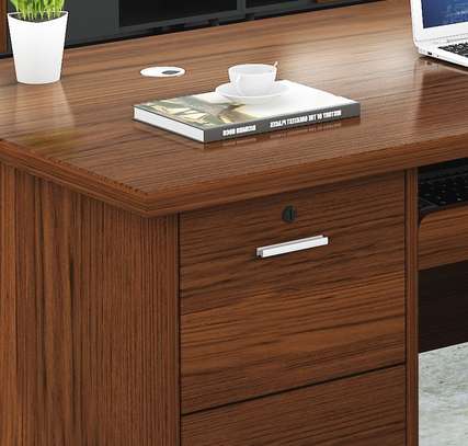 Office Desk :  Modern Computer Desk with Drawer image 7