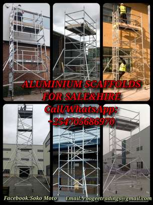 ALUMINIUM SCAFFOLDS FOR SALE AND HIRE image 1