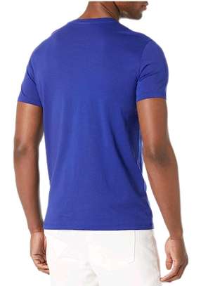 Royal Blue V-Neck T-shirts image 1