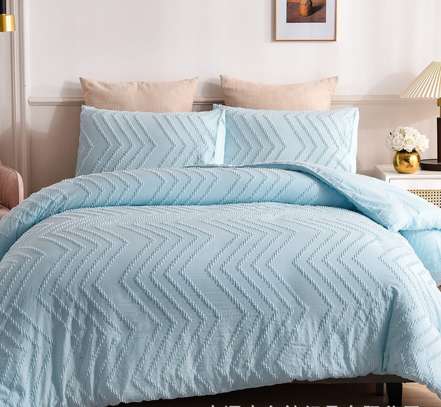 6*6 3pc Tufted  Wave Duvet cover set image 1