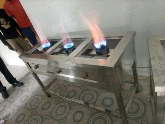 Three burner jiko cooker image 1