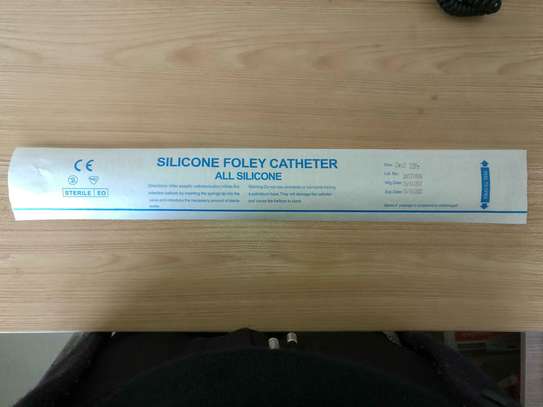 pure silicone catheter 2 way size 16/20/22 image 1