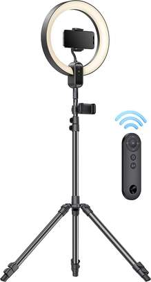 12'' Selfie Ring Light with Stand and Phone Holder image 1