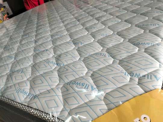 Happiness! 6 by 6 pillow top fiber Mattresses HD Quilted image 3