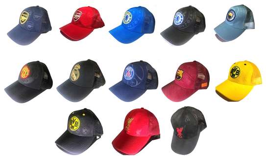 Football Themed Mesh Trucker Hat Caps Baseball Style Snapback image 1