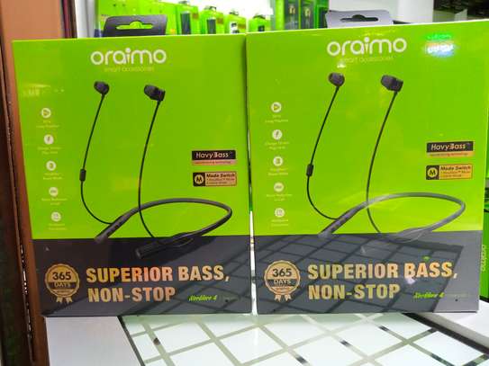 Oraimo Necklace 4 Neckband Wireless Earphone For All Phones image 1