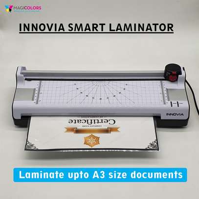 Advanced laminating machine with paper trimmer image 1