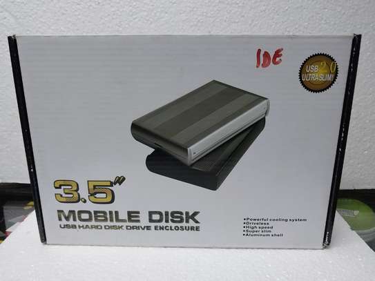 USB 2.0 3.5 IDE HDD HD Hard Disk Drive Enclosure Case image 3