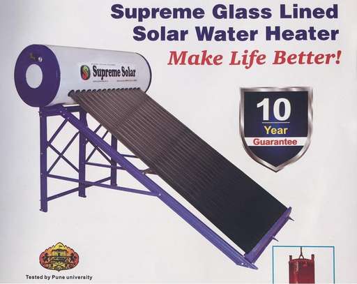 SUPREME INDIA SOLAR HEATER Non Pressurized - Glass Line 165l image 1