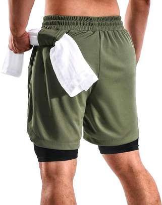 Mens Athletic Gym Shorts image 1