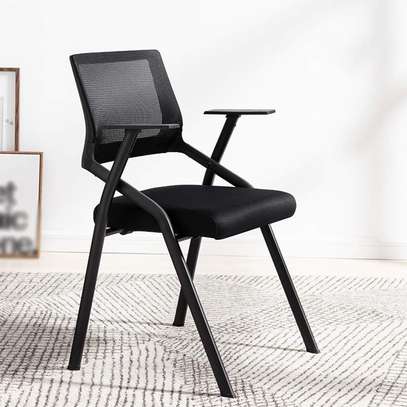 Folding Office Chair with Writing Tablet image 5
