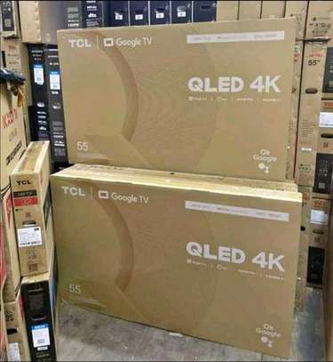 55 TCL QLED 4K TV Frameless +Free wall mount image 1