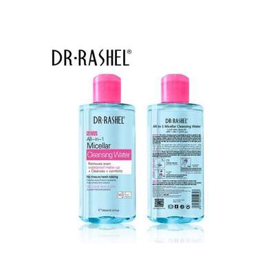 Dr. Rashel 2 (Blue + pink) All in 1 Micellar Cleansing Water Makeup Remover ,300ml image 2