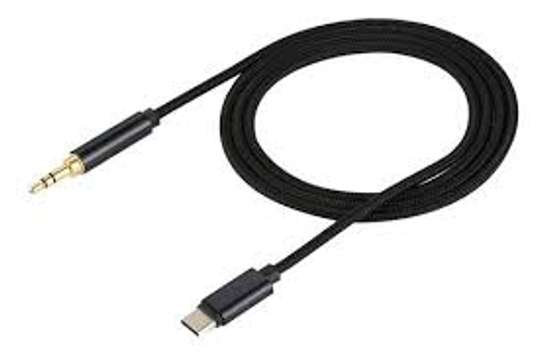 Generic USB C To Auxiliary Audio Cable Type C image 1