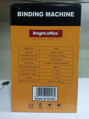 COMMERCIAL Office Spiral A4 Comb Binder Binding Machine image 3