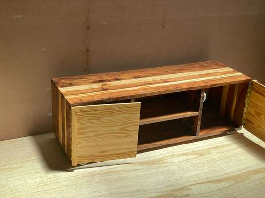 Rustic/Modern/wooden/Rosewood Tv stand image 1