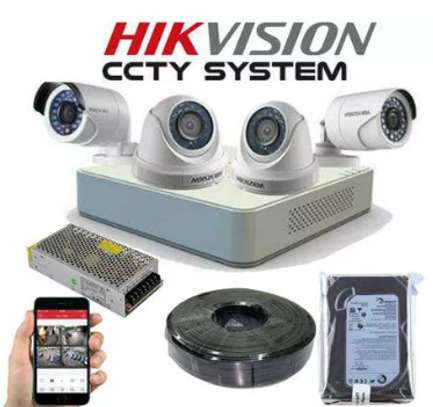 4 Channel cctv Camera Package. image 1
