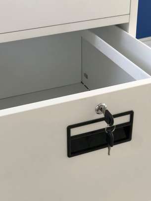 Office Cabinet: Four Drawers Gray Filing Admission Cabinet image 3