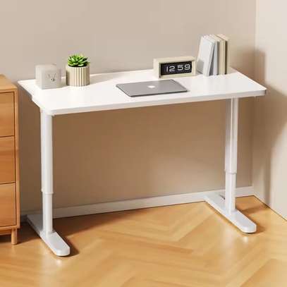 Office Table: Pure Solid Wood Adjustable Youth Study Table image 6