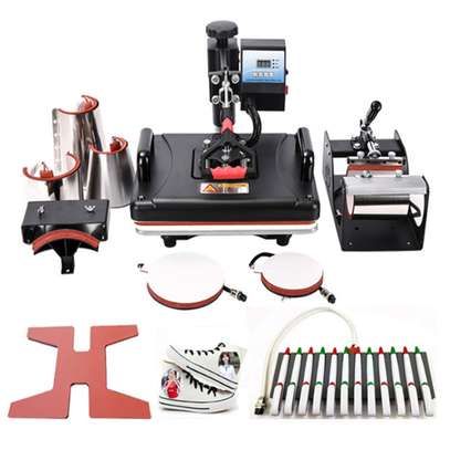 10 in 1 sublimation transfer combo heat press machine image 1