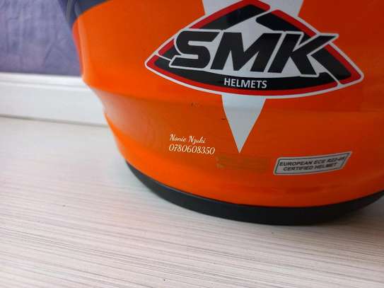 SMK Stellar Wings Sports Bike Helmet image 8