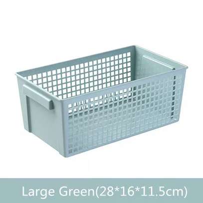 Multipurpose Kitchen Bathroom Storage Basket Organizer image 1