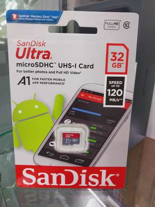SanDisk Ultra 32GB Micro SD Memory Card 120MB/s Class 10 image 1