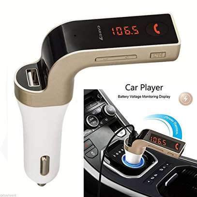 Wireless Bluetooth receiver MP3 FM Transmitter Modulator 2.1A Car Charger Wireless Kit Support Hands-free With USB Car Charger image 1