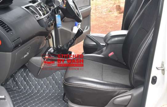 Toyota double cab floor&seats upholstery image 3