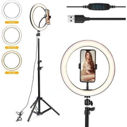 10 Inch Ring Light Tripod Stand image 2