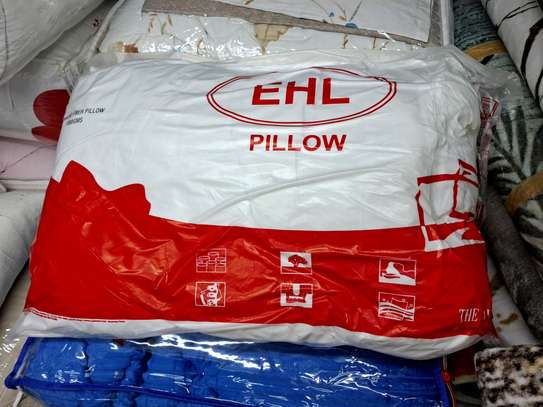 Set of 2 Standard White Plush Pillows Breathable image 3