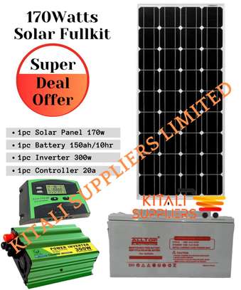 170watts Solar Fullkit. image 1