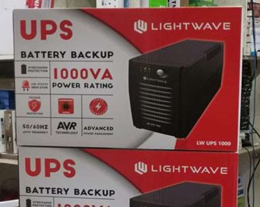Light Wave 1,000VA Or 1KVA Lightwave UPS Power Back Up image 1