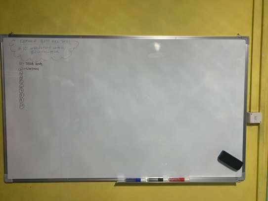 wall mounted magnetic 4*2ft whiteboard image 1