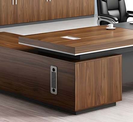 Office Desk; 200cm Compact Office Desk + Extension image 3