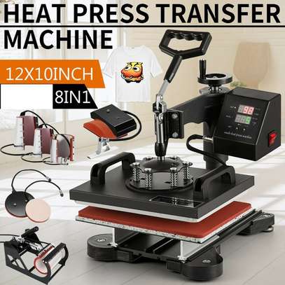 8 In 1 Heat Press Machine Digital Sublimation T-Shirt /Mug image 1